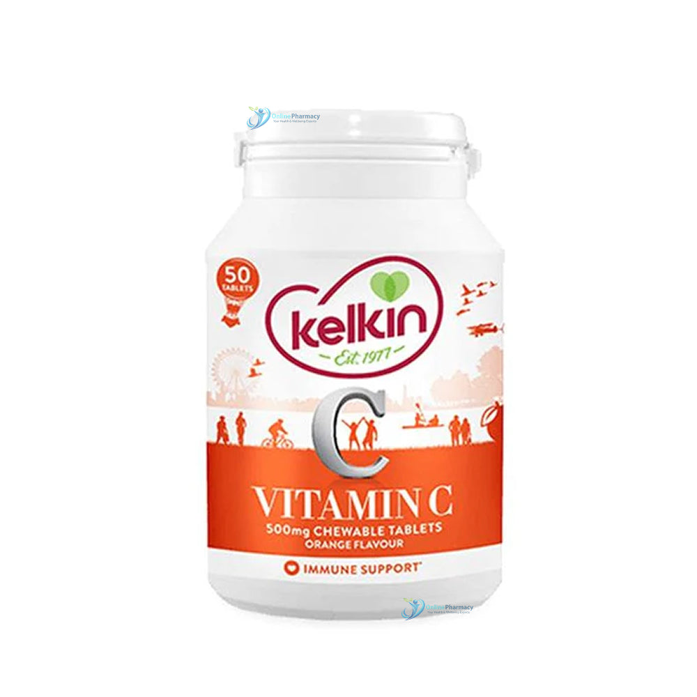 Kelkin Zinc & Vitamin C Chewable Tablets- 60 Pack