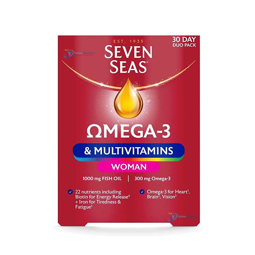 Seven Seas Omega-3 & Multivitamin Woman - 30 Day Duo Pack