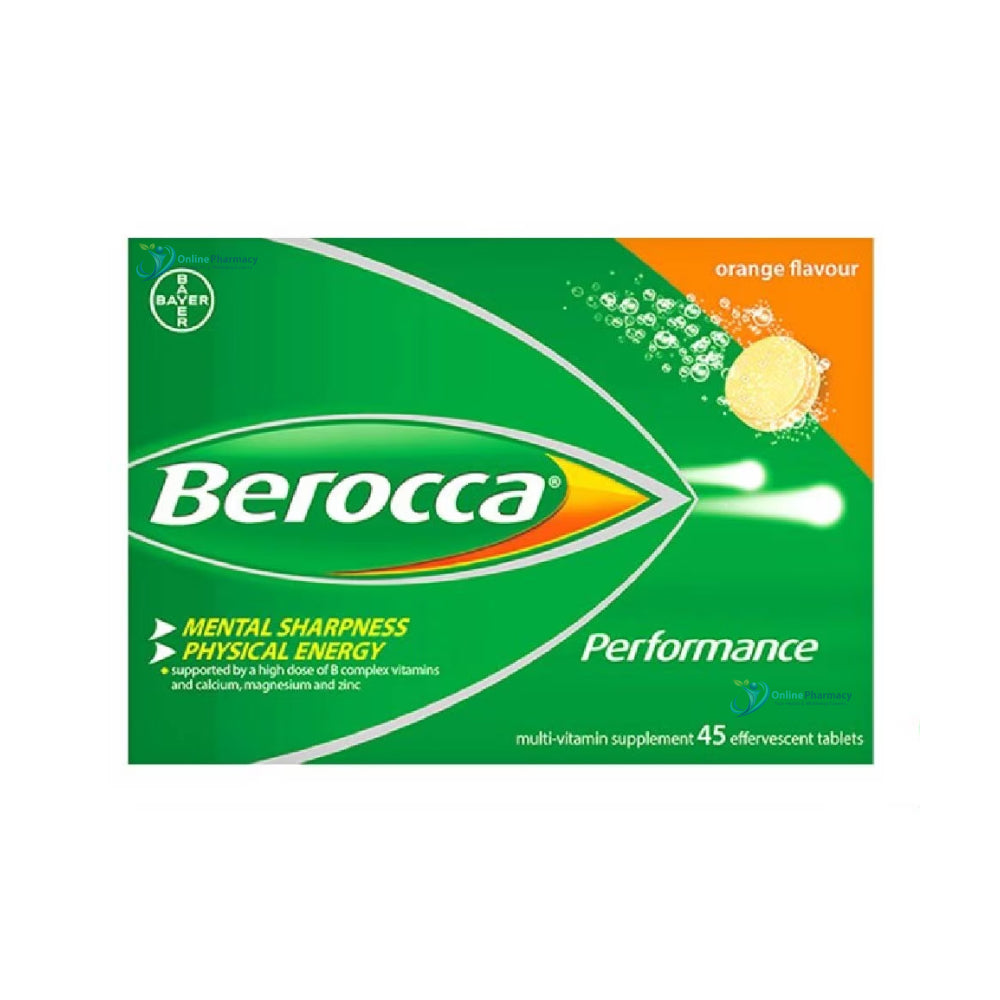 Berocca Orange Multivitamin Effervescent Tablets - 15/30/45 Tablets