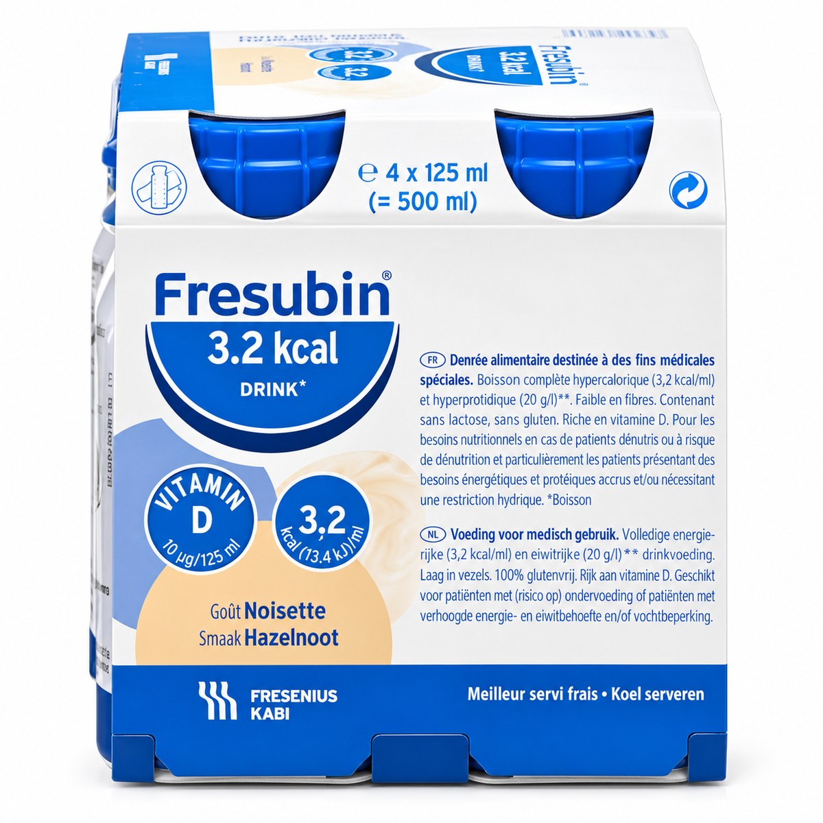 Fresubin 3.2kcal Drink Hazelnut - 24 x 125ml