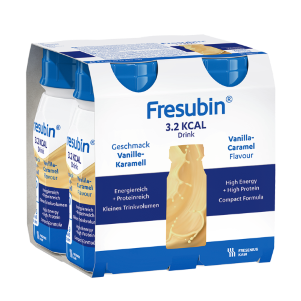 Fresubin 3.2kcal Drink Vanilla-Caramel - 4 x 125ml