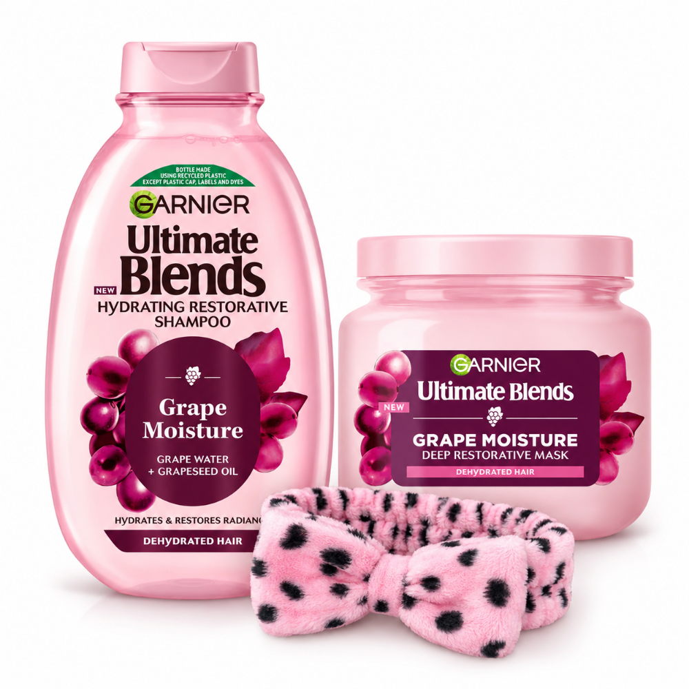 Garnier Grape Moisture Pamper Bundle
