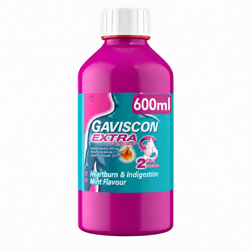 Gaviscon Extra Oral Suspension Peppermint - 600ml