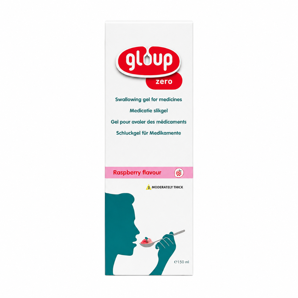 Gloup Zero Swallowing Gel Raspberry Flavour - 150ml 