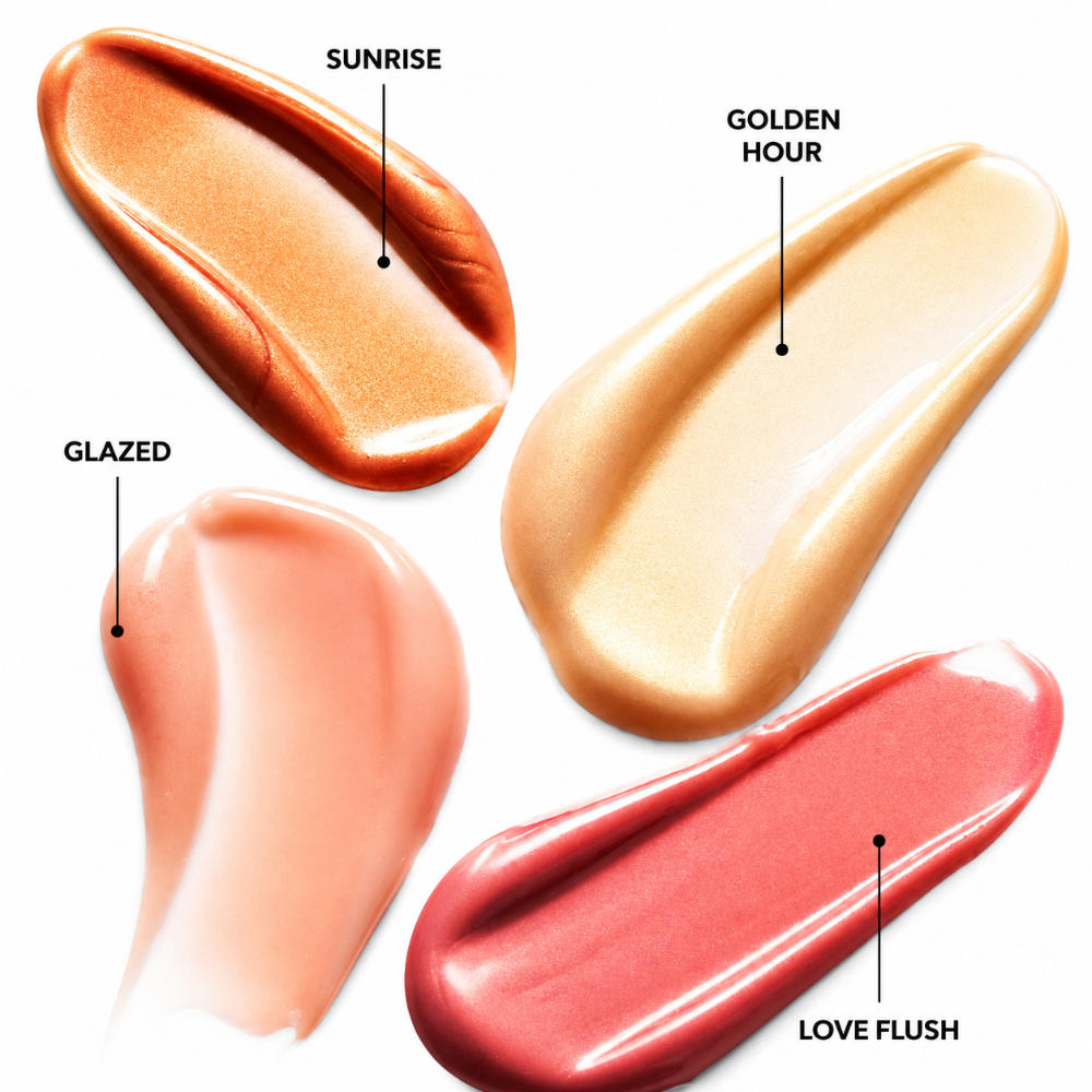 Glow Hub HyGlaze Face Frosting Serum Drops - Love Flush.