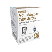 GlucoRx HCT Blood Glucose Test Strips - 50 Pack