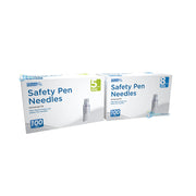 GlucoRx Safety Insulin Pen Needles - 100 Pack