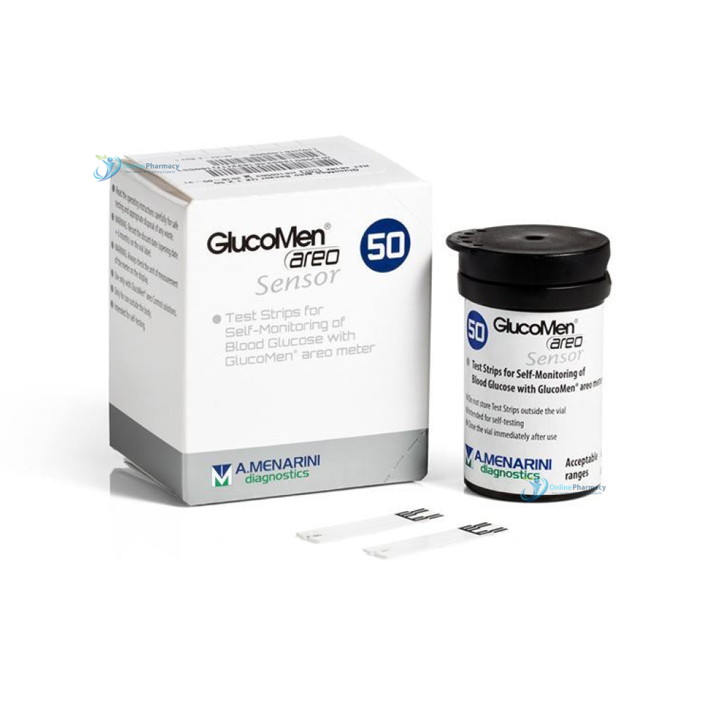 Glucomen Areo Sensor GLucose Test Strips - 50 Pack