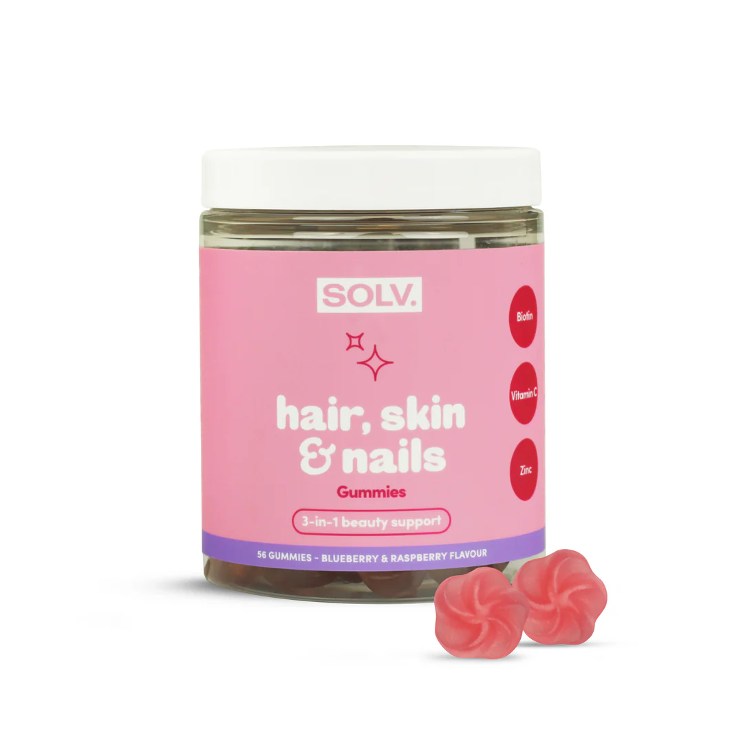 SOLV Hair Skin and Nails Gummies - 56 Pack