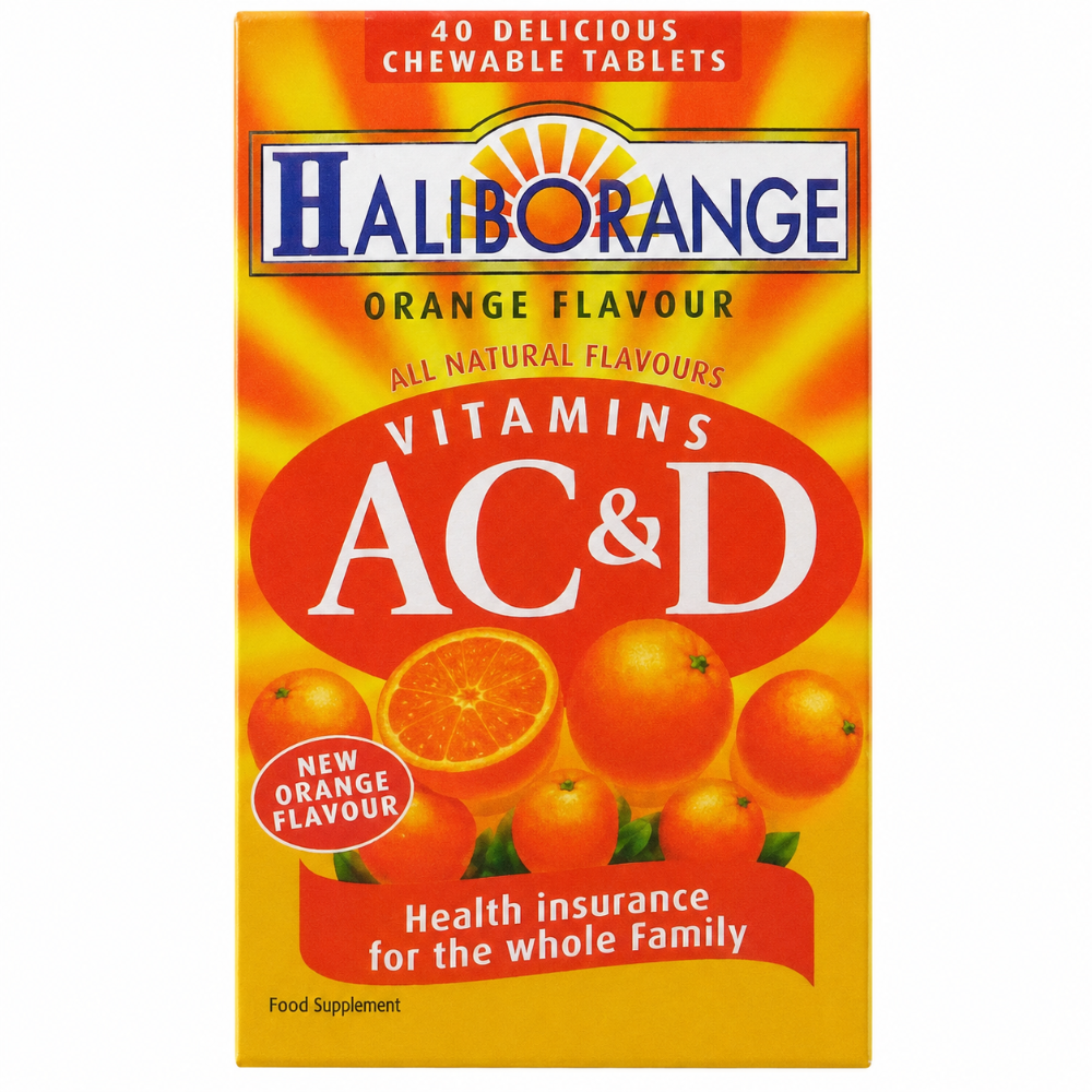 Haliborange A, C & D Vitamin Tablets- 3 Essential Vitamins For Kids