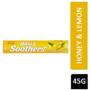 Halls Soothers Throat Lozenges Honey & Lemon - Single Pack / Box of 20 Pack