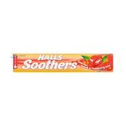 Halls Soothers Throat Lozenges Peach & Raspberry - Single Pack / Box of 20 Pack