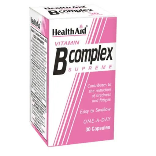 HealthAid Vitamin B Complex Supreme - 30 Capsules