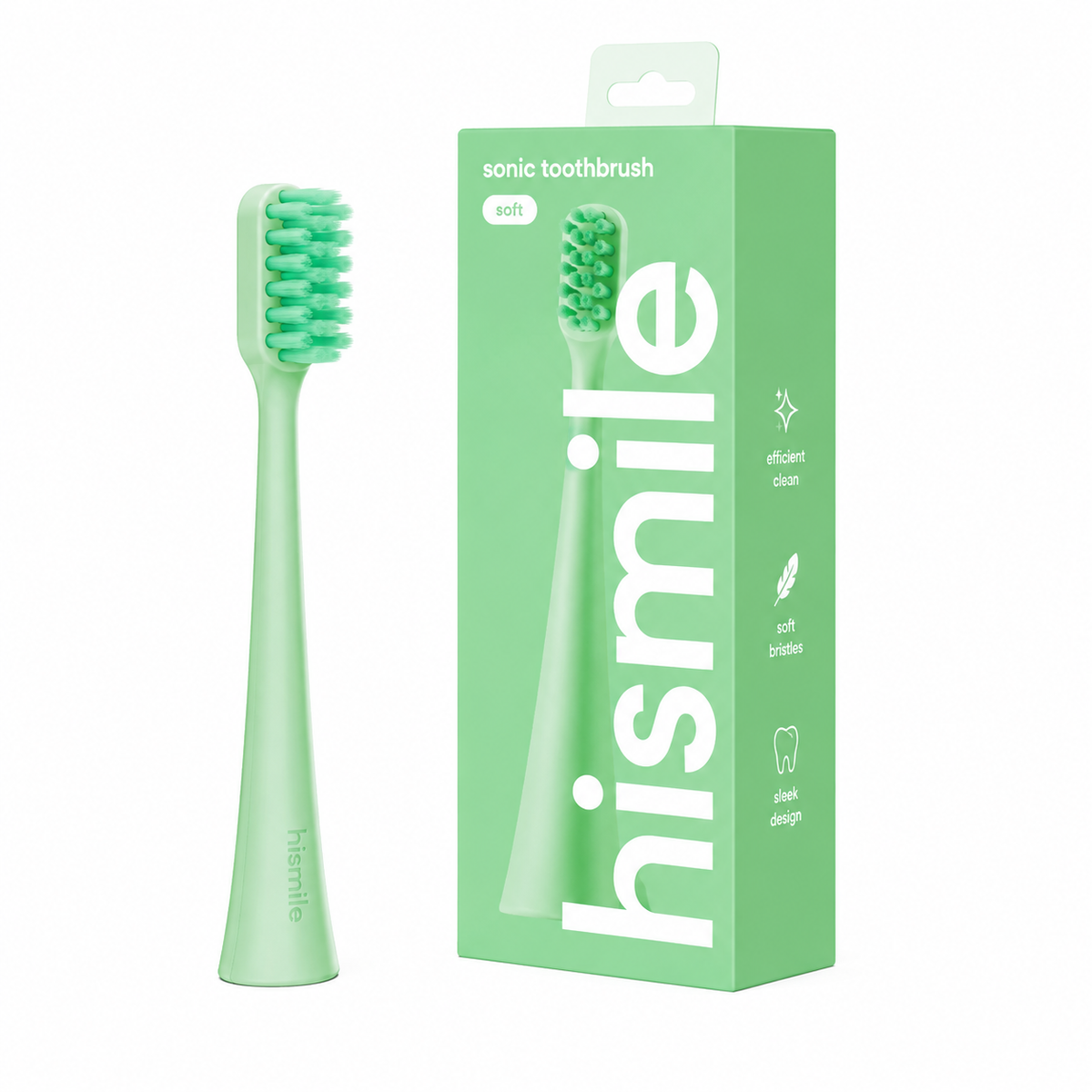 HiSmile Electric Toothbrush Refill Heads - Green