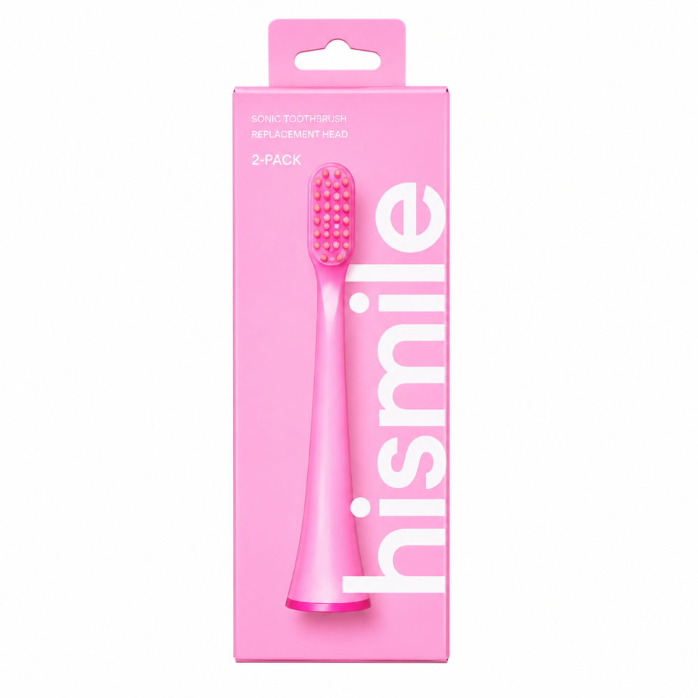 HiSmile Electric Toothbrush Refill Heads - Pink