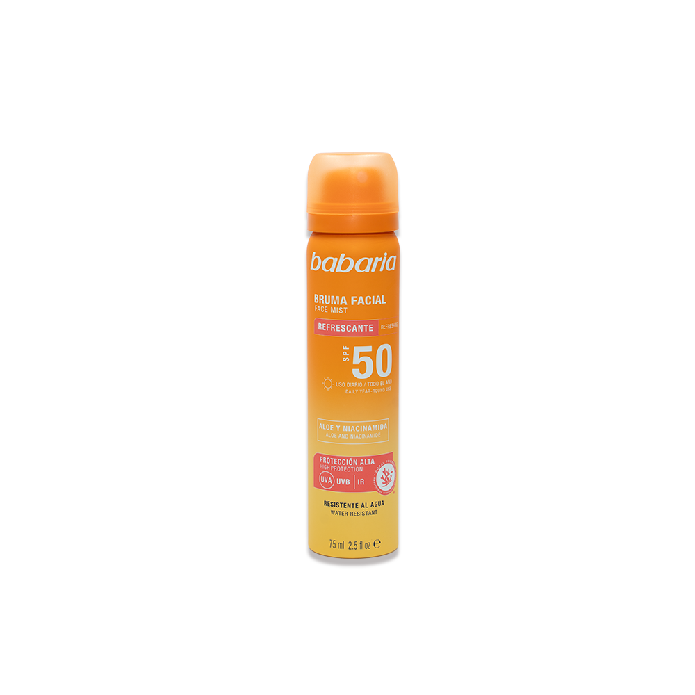 Babaria Facial Sunscreen Mist - Spf 50