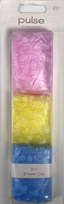 Pulse Professional Shower Cap 3pk