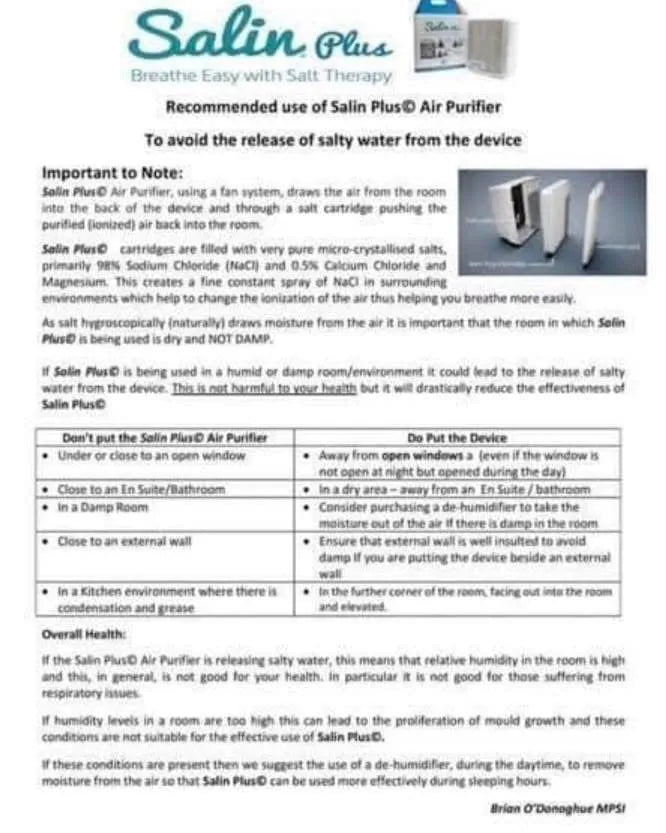 Salin Plus Salt Therapy Filter - 1 Pack