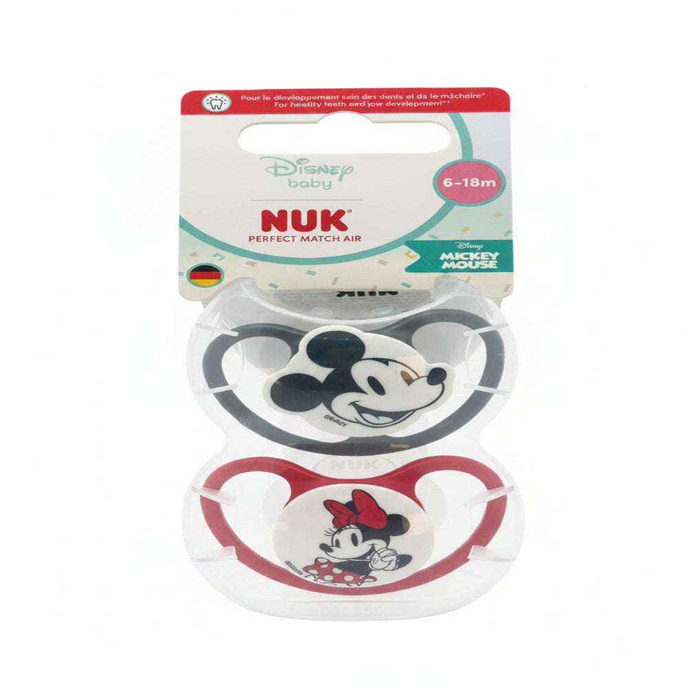 Nuk Air Disney 2pc - Mickey/Minnie Mouse ( 6-18 Months )