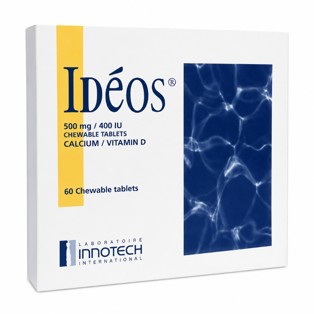 Ideos Calcium and Vitamin D Chewable Tablets - 60 Pack