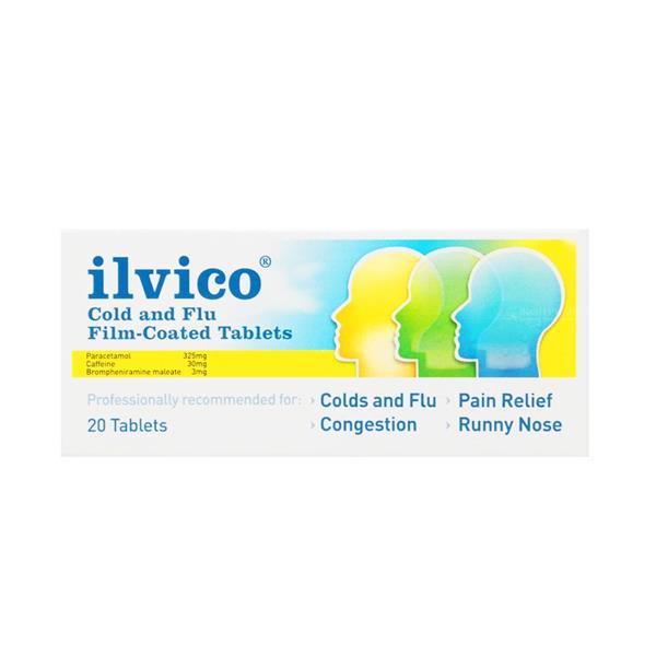 Ilvico Cold & Flu Tablets - 20 pack