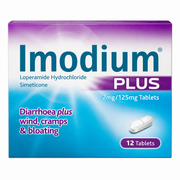 Imodium Plus Tablets - 12 Pack