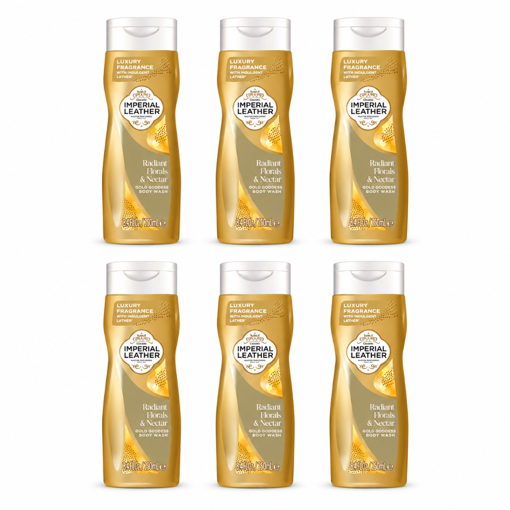Imperial Leather Radiant Florals & Nectar Body Wash - 250ml x 6 Pack