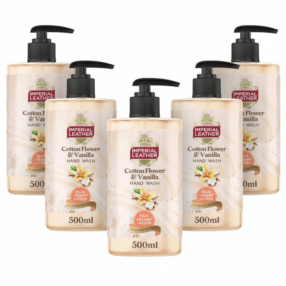Imperial Leather Indulgent Cotton Flower & Vanilla Hand Wash Bundle