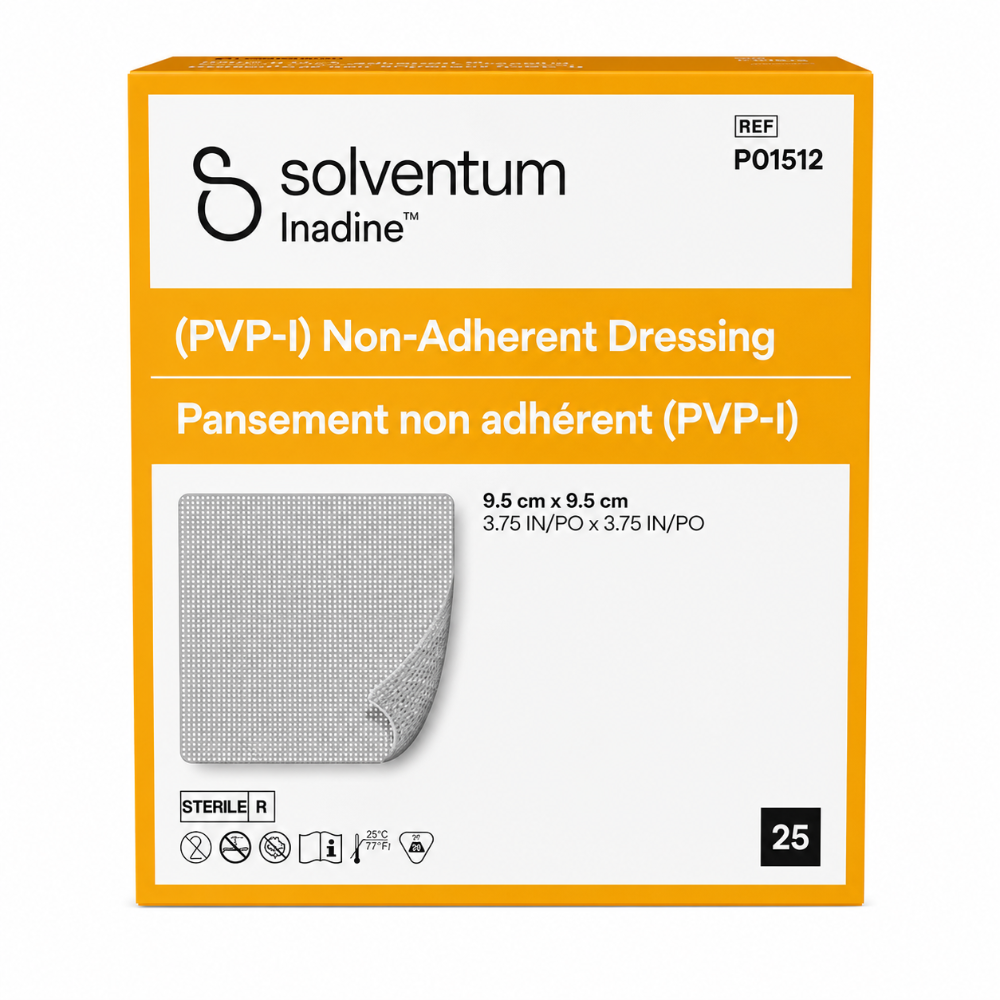 Inadine Iodine Dressings - 9.5cm X 9.5cm (Pack of 25)