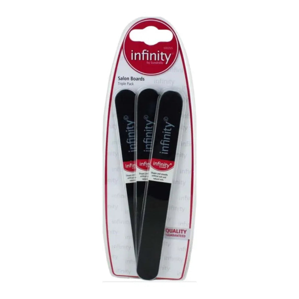 Infinity 3 Pack Salon Boards Black
