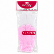 Infinity Bath/Shower Exfoliating Gloves (1+1 free)
