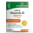 Vitabiotics Ultra D3 2000IU Tablets - 96 Tablets