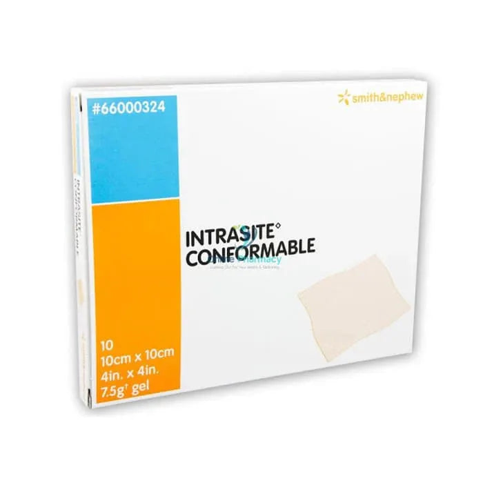 Intrasite Conformable Dressing 10cm x 10cm - 10 Pack