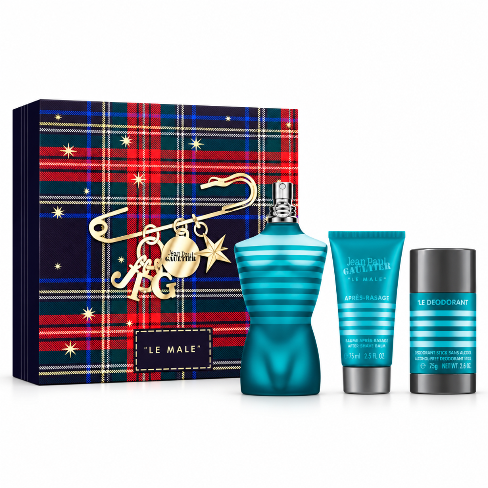 Jean Paul Gaultier JPG Le Male 125ml 3 Piece Gift Set