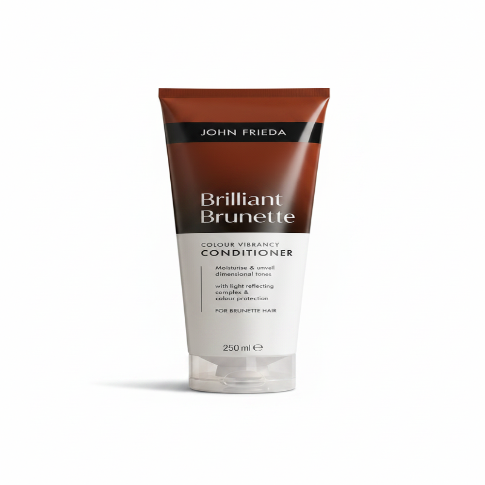 John Frieda Brilliant Brunette Colour Vibrancy Conditioner - 250ml
