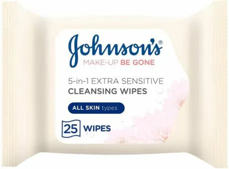 Johnsons Make-Up Be Gone Wipes - 25 Wipes
