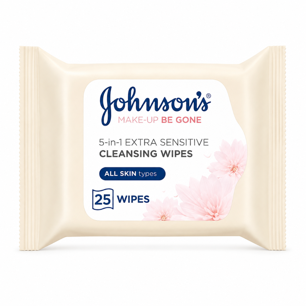Johnsons Make-Up Be Gone Wipes - 25 Wipes