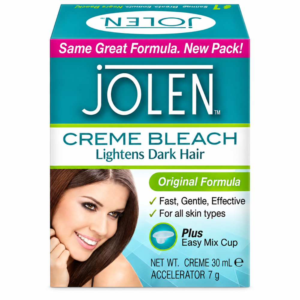 Jolen Creme Bleach Lightens Dark Hair Original Formula - 30ml