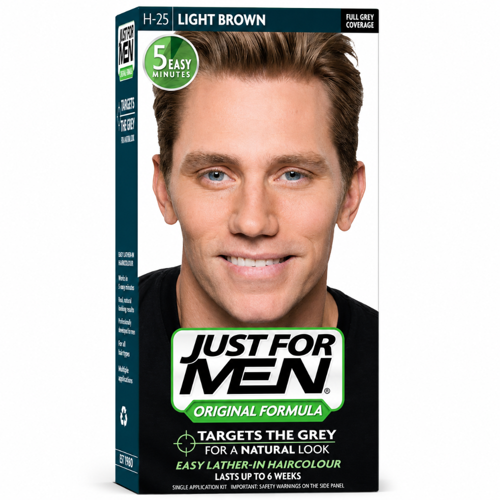 Just For Men Light Brown H-25 Hair Colour

