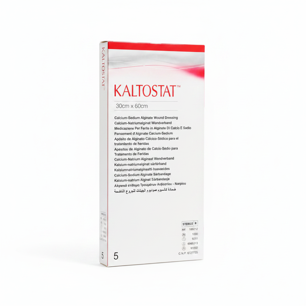 Kaltostat 168219 Alginate Wound Dressing 30cm x 60cm - 5 Pack