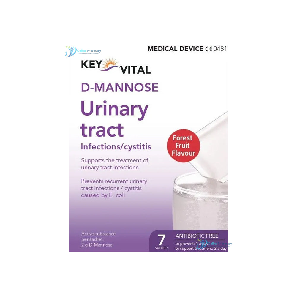 Key Vital D-Mannose Urinary Tract - 7 Sachets