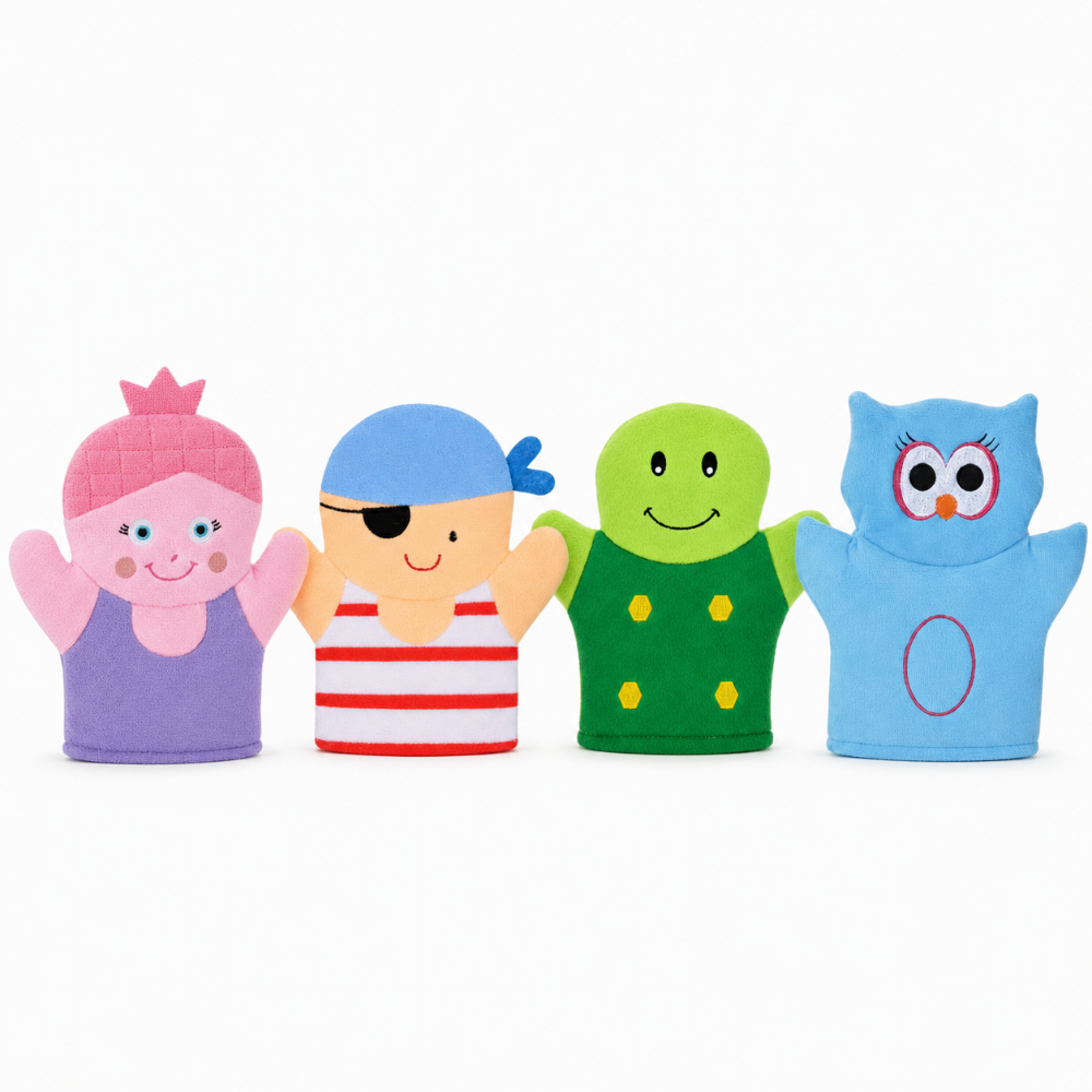 Kids’ Bath-Time Adventure Glove Bundle