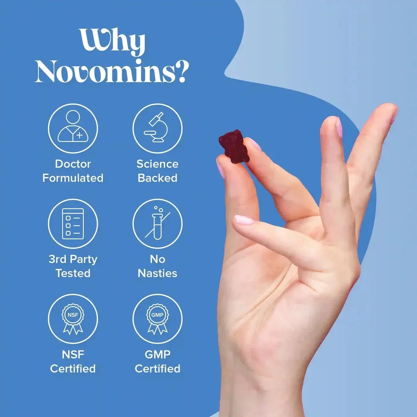 Novomins Kids L-Theanine Gummies - 30 Pack