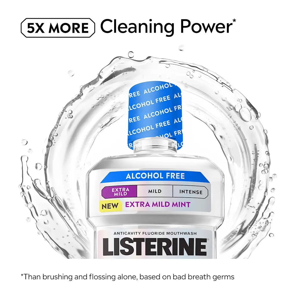 Listerine Total Care Extra Mild Alcohol Free - 500ml