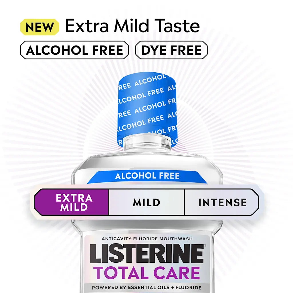 Listerine Total Care Extra Mild Alcohol Free - 500ml
