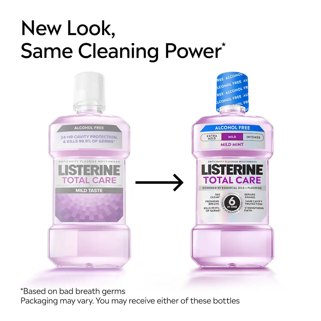 Listerine Total Care Mild Alcohol Free - 500ml