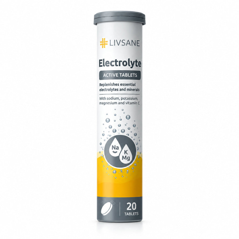 LIVSANE Electrolyte Active Tablets - 20 Pieces