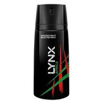 Lynx Body Spray Africa Twin - 150ml x 2 Pack