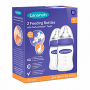 Lansinoh Feeding Bottle - 2 x 160ml