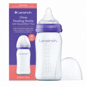 Lansinoh Glass Feeding Bottle - 240ml.
